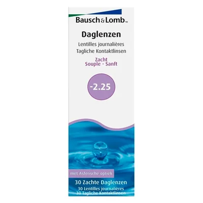 Bausch & Lomb -2.25 Zachte Daglenzen