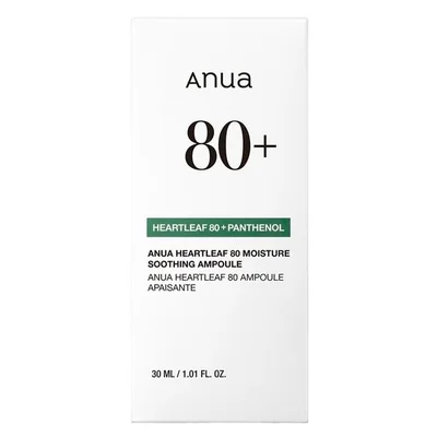 Anua Heartleaf 80 + Panthenol Moisture Soothing Ampoule