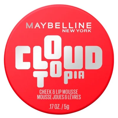 Maybelline New York Cloudtopia Divine Crimson Cheek & Lip Mousse