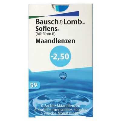 Bausch & Lomb -2.50 Maandlenzen