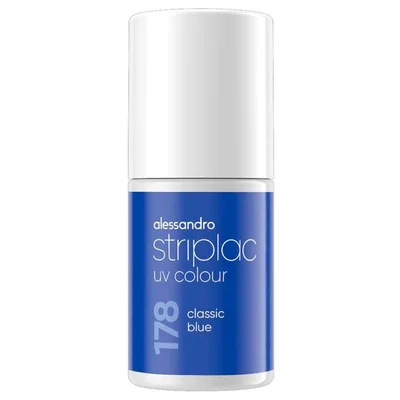 Alessandro Striplac UV Colour 178 Classic Blue Nagellak