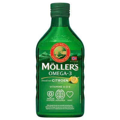Möller’s Omega-3 Levertraan Citroen
