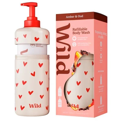 Wild Amber & Oud Navulbare Bodywash Starterkit
