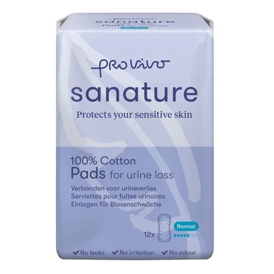 Sanature Pro Vivo 100% Katoenen Normaal Incontinentieverband