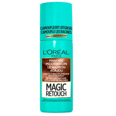 L'Oréal Paris Magic Retouch Mahonie Middenbruin Camouflerende Uitgroeispray