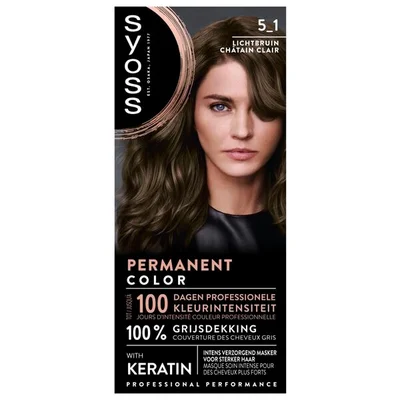 Syoss Salonplex 5-1 Lichtbruin Permanente Haarkleuring