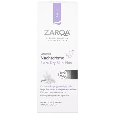 Zarqa Sensitive Extra Dry Skin Plus Nachtcrème