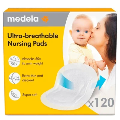 Medela Ultra-Ademende Zoogkompressen