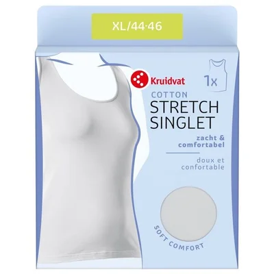 Kruidvat Cotton Stretch Damessinglet