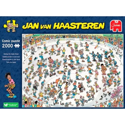 Jumbo Jan Van Haasteren Skateboarden In De Bowl Puzzel