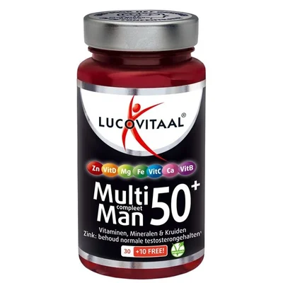 Lucovitaal Multi Man 50+ Compleet Tabletten