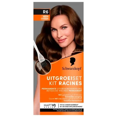 Schwarzkopf R6 Bruin Uitgroeiset