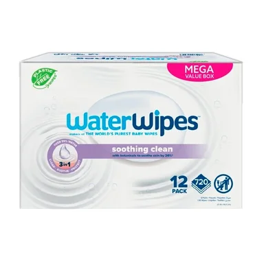WaterWipes Soothing Clean Babydoekjes