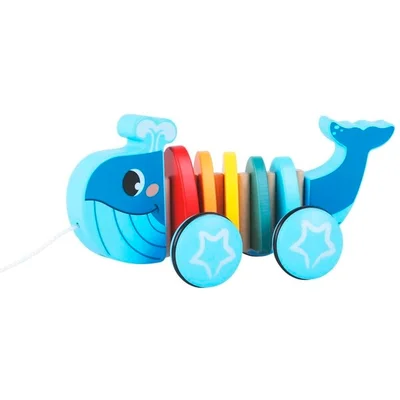 Houten Walvis Trekdier
