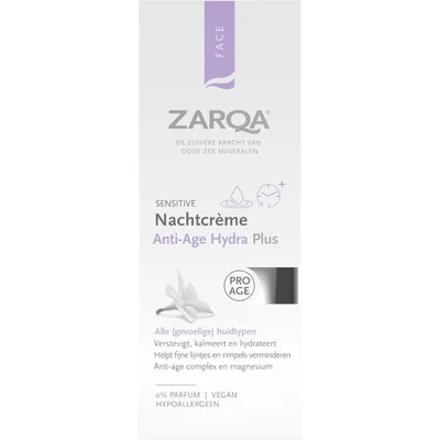 Zarqa Sensitive Anti-Age Hydra Plus Nachtcrème