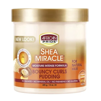 African Pride Shea Miracle Bouncy Curls Pudding