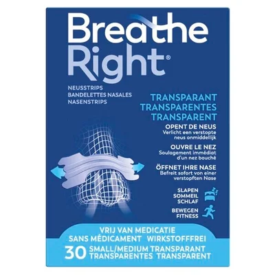 Breathe Right Gevoelige Huid Neusstrips