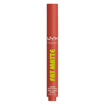 NYX Professional Makeup Fat Matte 04 Rose Robe Smooth Color Lipstick Smooth Color Lipstick