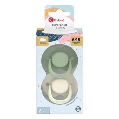 Kruidvat Naturel 6-18M Fopspenen