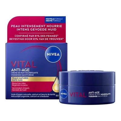 NIVEA Vital Anti-Rimpel Herstellende Nachtcrème