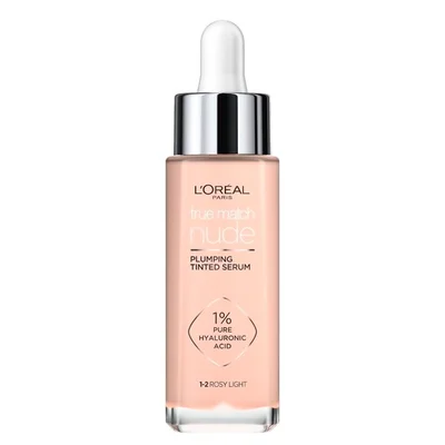 L'Oréal Paris True Match Nude 1-2 Rosy Light Plumping Tinted Serum