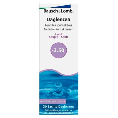 Bausch & Lomb -2.50 Zachte Daglenzen