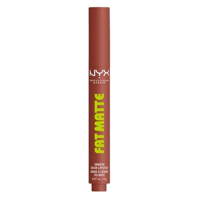 NYX Professional Makeup Fat Matte 08 Toasty Taupe Smooth Color Lipstick