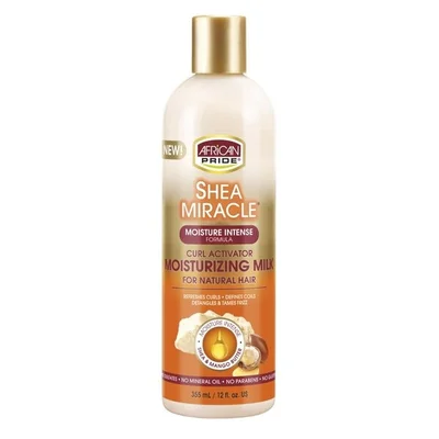 African Pride Shea Butter Miracle Silky Curls Moisturizer