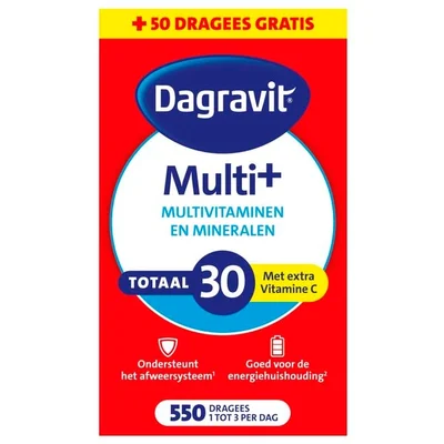 Dagravit Totaal 30 Multivitaminen en Mineralen Dragees