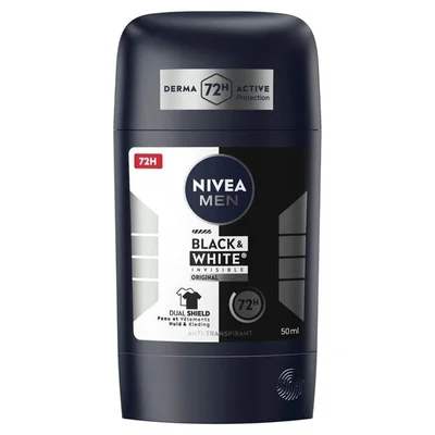 NIVEA Men Black & White Invisible Deodorant Stick