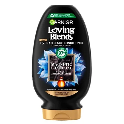 Garnier Loving Blends Magnetic Charcoal  Conditioner