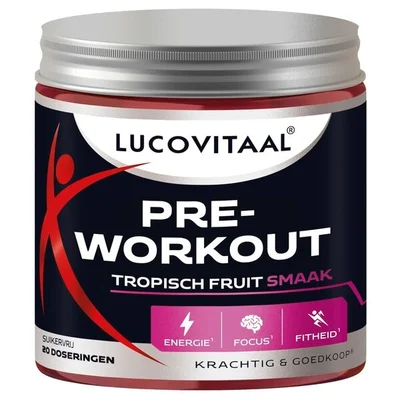Lucovitaal Tropisch Fruit Pre-Workout