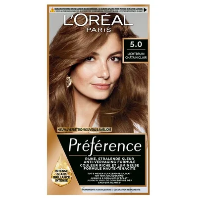 L'Oréal Paris Préférence 5 Lichtbruin Permanente Haarkleuring