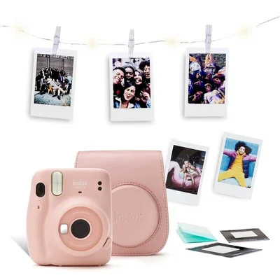 Fujifilm instax Mini 11 Blush Pink Bundelset