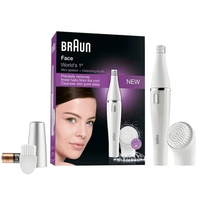 Braun Face SE810 Gezichtsborstel en Epilator