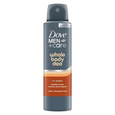 Dove Men+Care Cedar + Shea Butter Whole Body Deodorant Spray