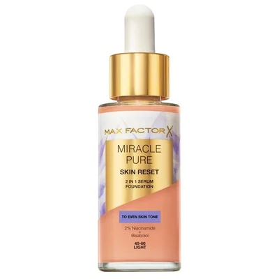 Max Factor Miracle Pure Skin Reset 40-60 Light 2-in-1 Serum Foundation