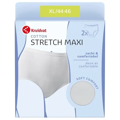 Kruidvat Cotton Stretch Maxi Damesslip