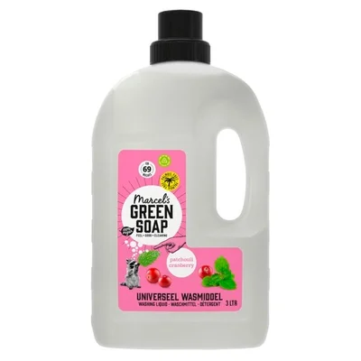 Marcel's Green Soap Patchouli Cranberry Universeel Wasmiddel