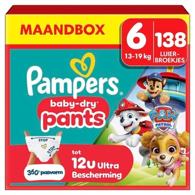 Pampers Baby-Dry Paw Patrol Pants Maat 6 Luierbroekjes