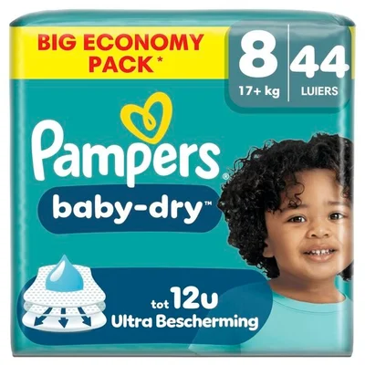 Pampers Baby-Dry Maat 8 Luiers