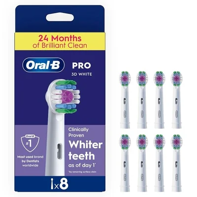 Oral-B Pro 3D White Opzetborstels