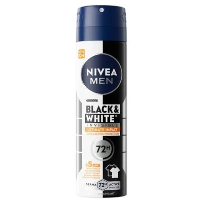NIVEA Men Black & White Invisible Ultimate Impact Antitranspirant Spray