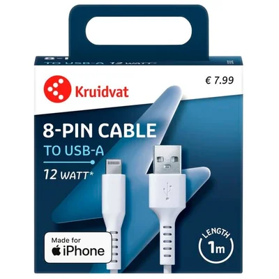 Kruidvat 8-pin Oplaadkabel