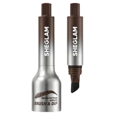 Sheglam Chocolate Brow-Fection Angled Brush & Dip