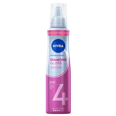 NIVEA Diamond Gloss Care Hold 4 Mousse