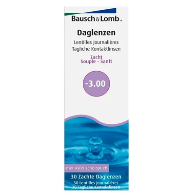 Bausch & Lomb -3.00 Zachte Daglenzen