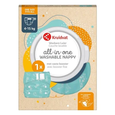 Kruidvat All-in-one Wasbare Luier