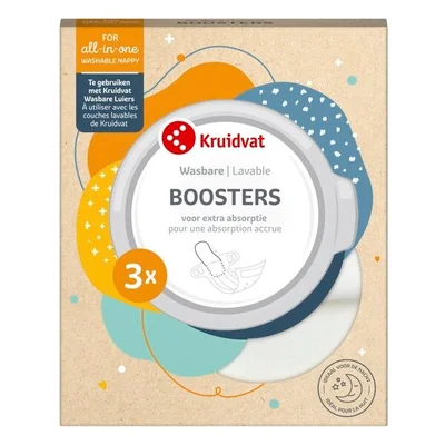 Kruidvat Wasbare Boosters voor Wasbare Luiers