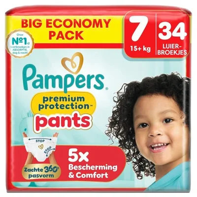 Pampers Premium Protection Pants Maat 7 Luierbroekjes